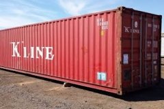 KLine red 40' excellent used condition 40ft container