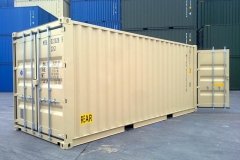 20' Std Beige Double Doors