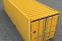 Yellow 40' High Cube Container
