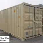20' new shipping container