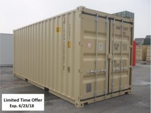 20' new shipping container